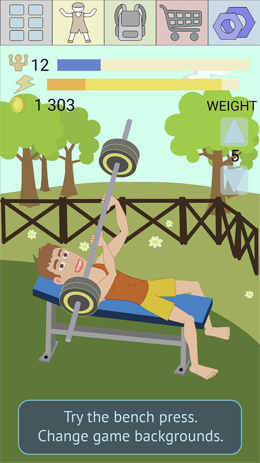 #3. Muscle Clicker 2: RPG Gym Game (iOS) Podle: Aleh Belko