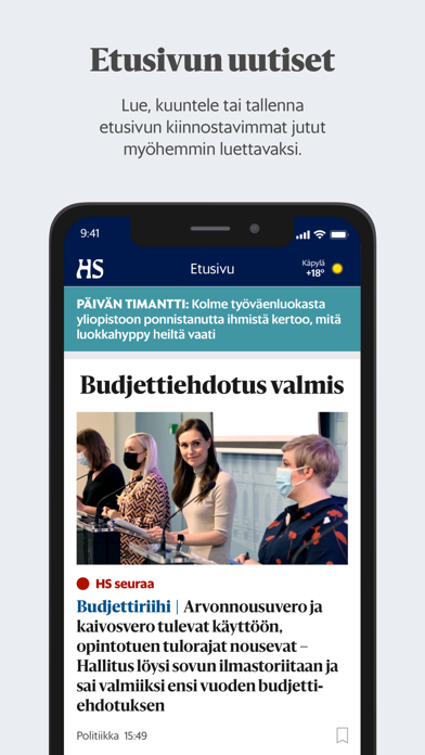 HS - Helsingin Sanomat Screenshot