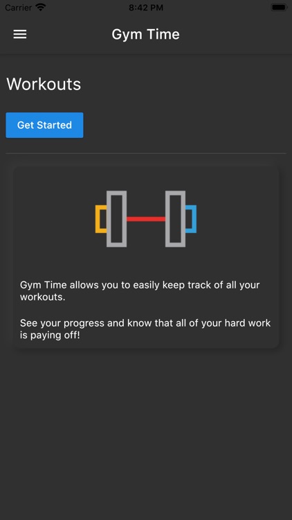 Gym Time - Workout Tracker