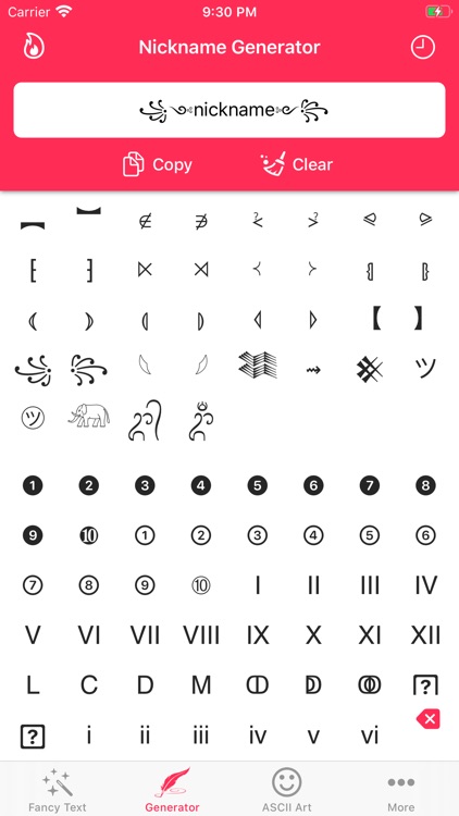 Fancy text generator & symbols 1.4.1 Free Download
