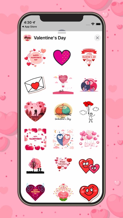 Cute Valentine's Day Stickers! Screenshot