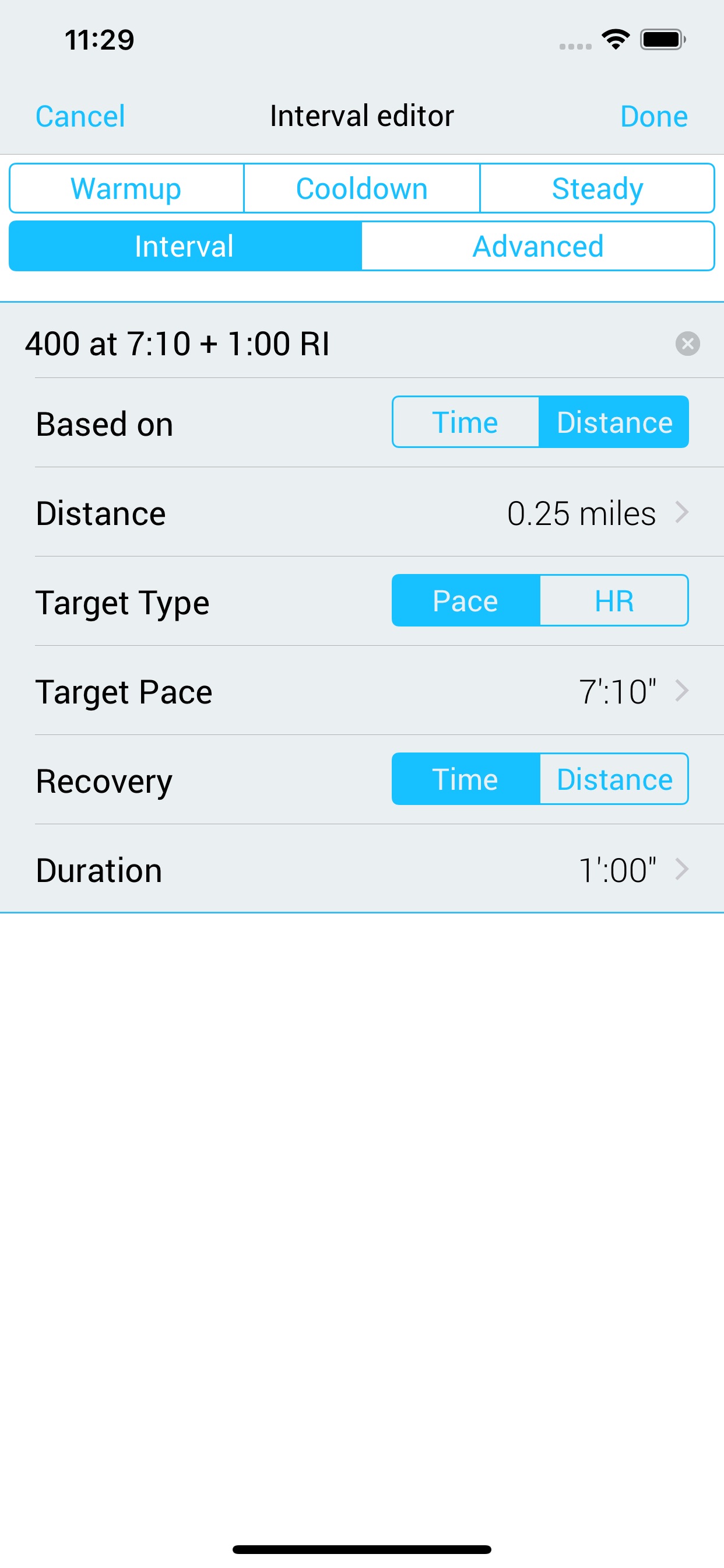 iSmoothRun screenshot 6