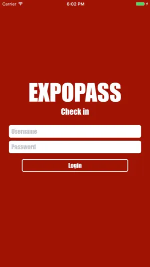 EXPOPASS Check in screenshot 1