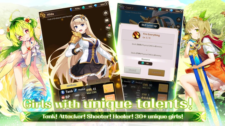 Merge Girls : Idle RPG screenshot-3