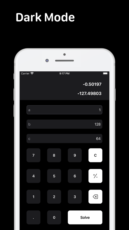 #2. Quadratic Formula Calculator (iOS) 由: Edward Prokopik