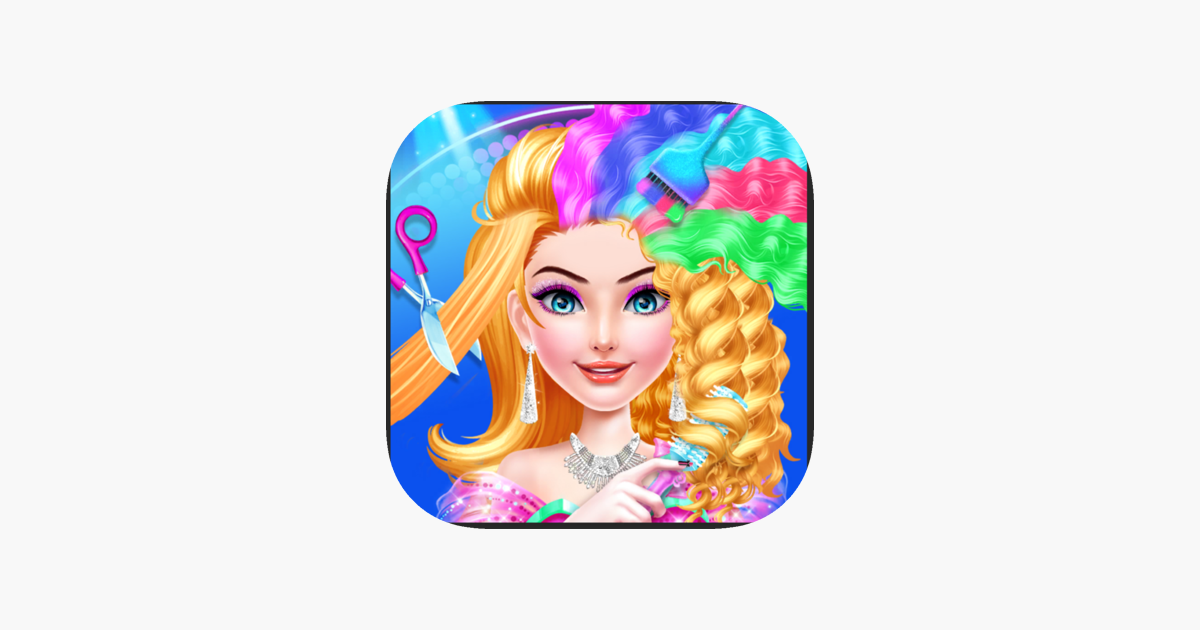 Salão De Beleza. Bonecas De Moda, Maquiagem, Jogos De Cortar Cabelo E Vestir::Appstore  for Android