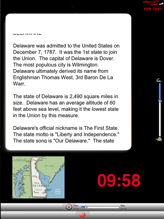 Screenshot #6 pour iTestSmart Statehood 01-10 US