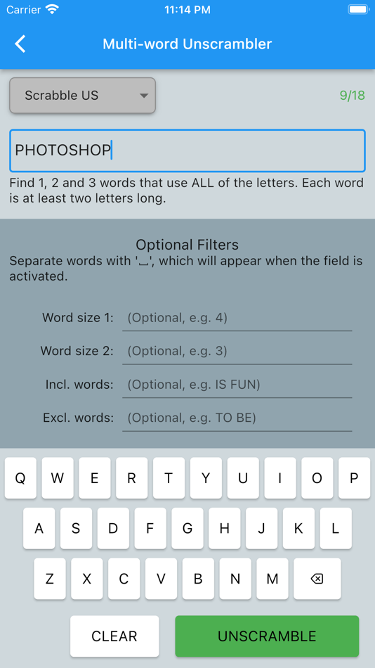 #6. Word Games Word Puzzles Helper (iOS) By: Mnemosynch Inc.