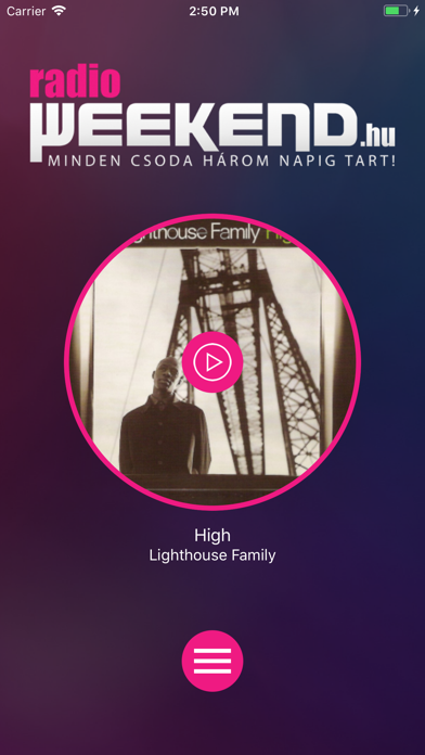 Screenshot #1 pour Rádió Weekend
