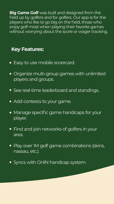 Big Game Golf Screenshot