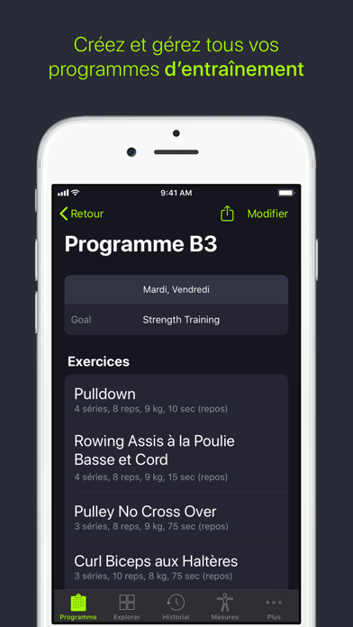 Screenshot #3 pour SmartGym: Gym & Home Workouts