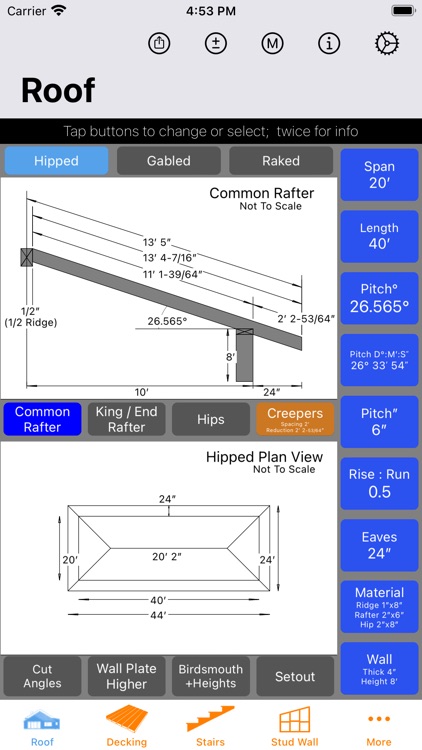 Roof Guide - Carpentry Calc screenshot-0