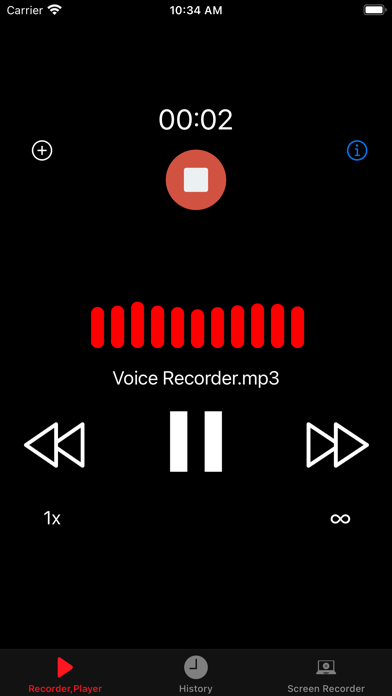Voice Recorder, Voice Memos Screenshot