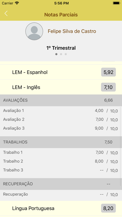 Colégio Criarte Mobile Screenshot