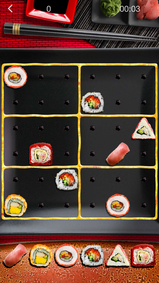 #5. Sudoku Wiz: Scrumptious Sushi (iOS) 由: The Redington Group