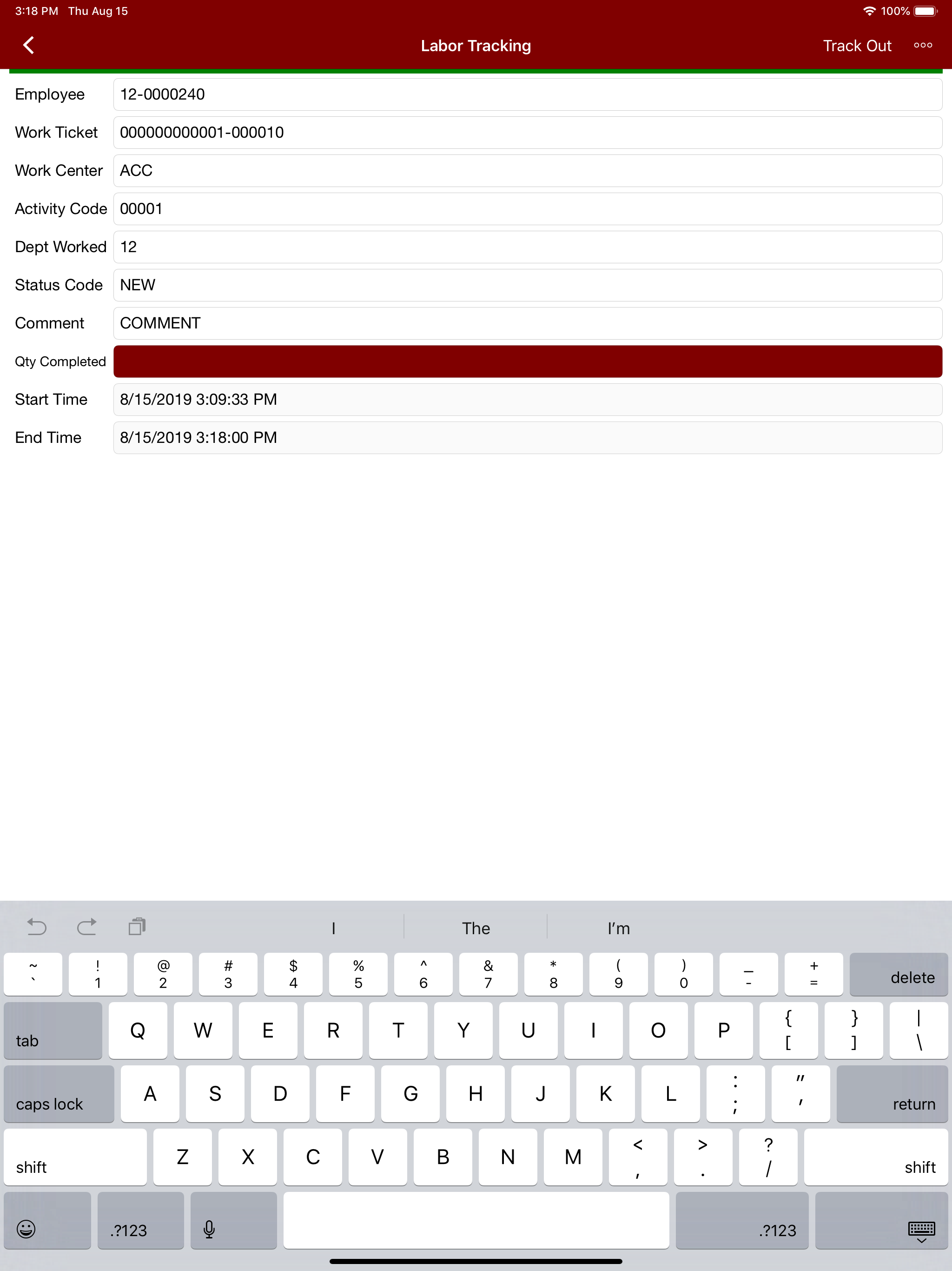 Sage Shop Floor screenshot 14
