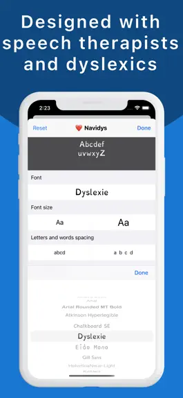 Game screenshot Navidys dyslexia reading font hack