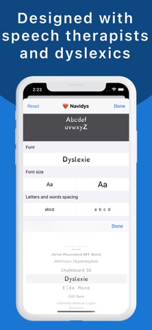 Navidys dyslexia reading fontのおすすめ画像3