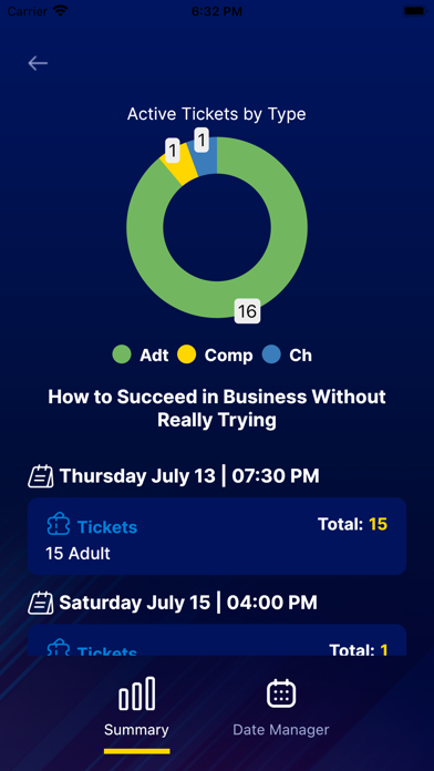 BookTix Scanner Screenshot