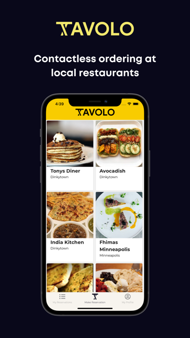 Tavolo - Reserve, Order, Pay! Screenshot
