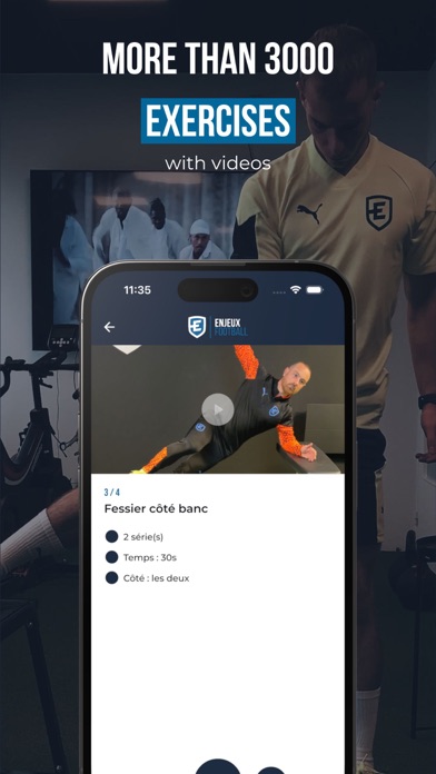 Enjeux Football – Training Screenshot