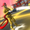 Fireman : 3D icon