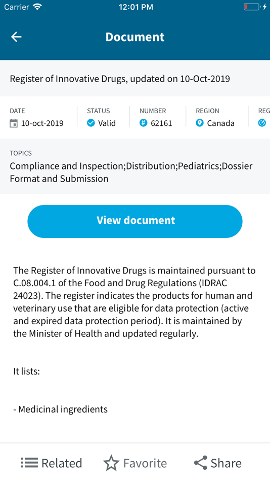 #6. Cortellis Regulatory Alerts (iOS) 来自: Clarivate Analytics (US) LLC