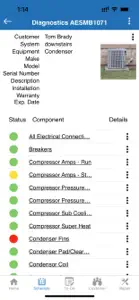 P3 HVAC Software Phone App screenshot #3 for iPhone