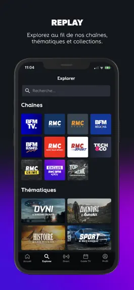 Game screenshot RMC BFM Play – TV live, Replay apk