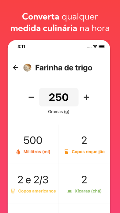 Calculadora Culinária Screenshot