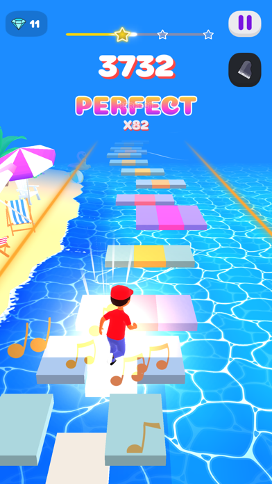 Melody Run - Cute Piano Game Screenshot