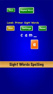 How to cancel & delete sight words spelling 1