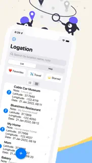 save location gps - logation iphone screenshot 2
