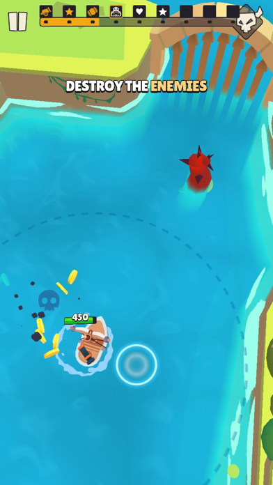 Sea Raid - Pirate Ship Games Screenshot