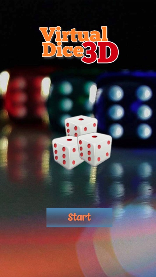 #1. Virtual Dice 3D (iOS) By: Rijal Abdul Hafizh