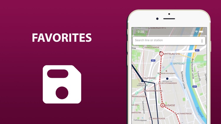 Public transport map Vienna screenshot-3