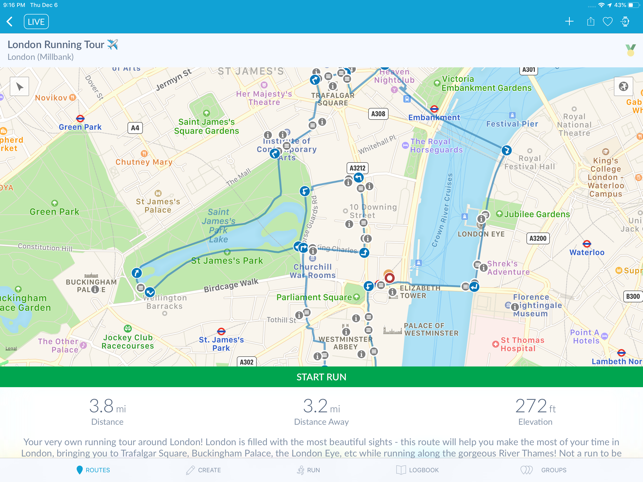 ‎RunGo - The Best Routes to Run Screenshot