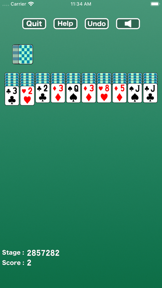 #3. Simple Spider : Solitaire (iOS) 由: Kazunari Hiyoshi