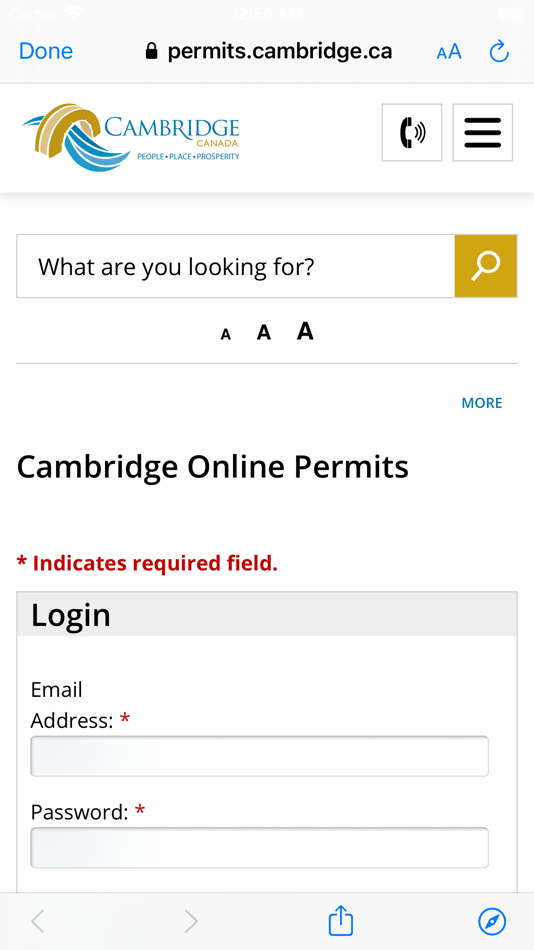 #7. Service Cambridge (iOS) Podle: The Corporation of the City of Cambridge