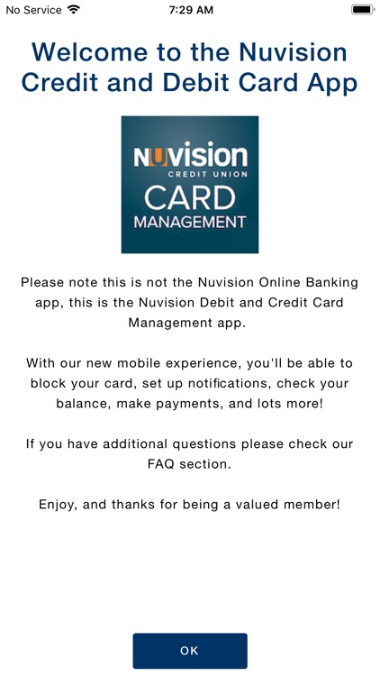 Nuvision Card Management by NuVision Federal Credit Union