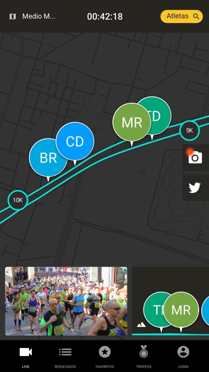 Live Federación  Atletismo CyL