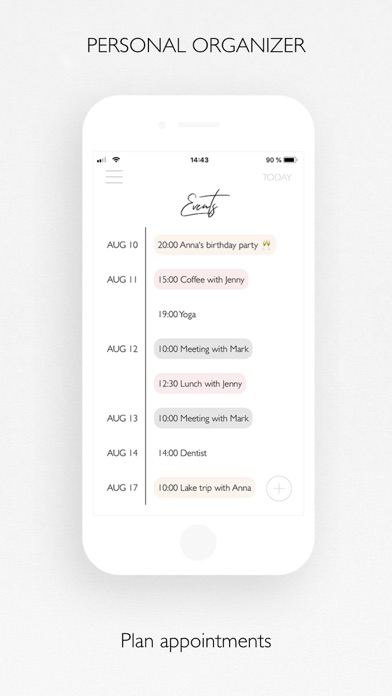 PLANBELLA - Planner App screenshot1