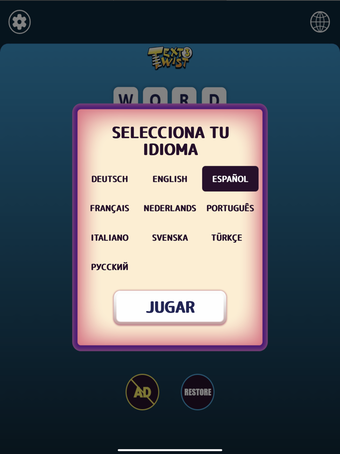 Text Twist 3 Word Game