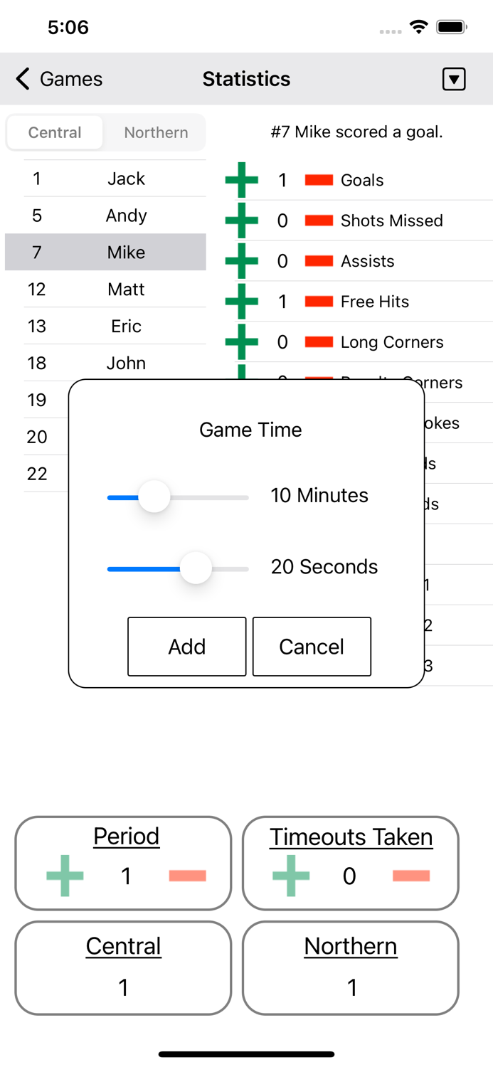 Field Hockey Statistics
