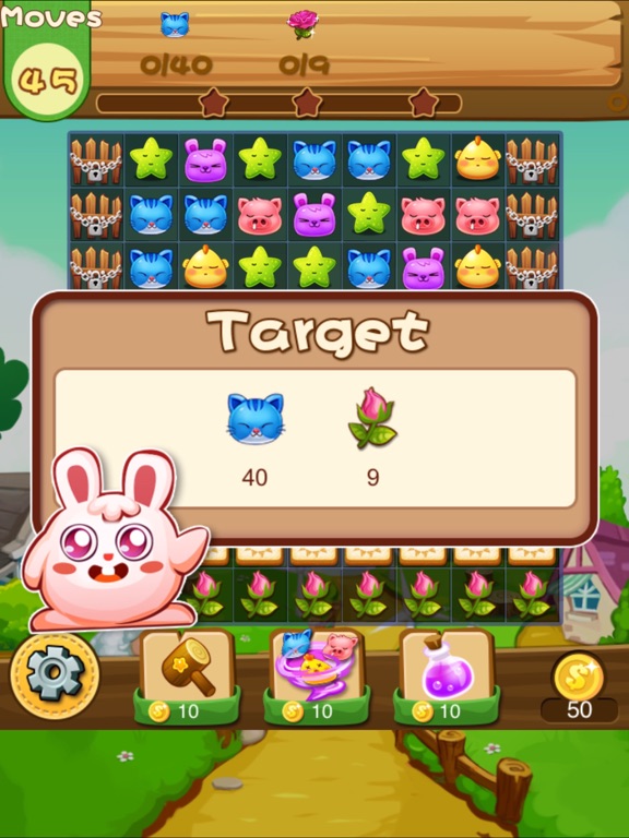 Screenshot #4 pour Animal Pop Fun - Match 3 Games