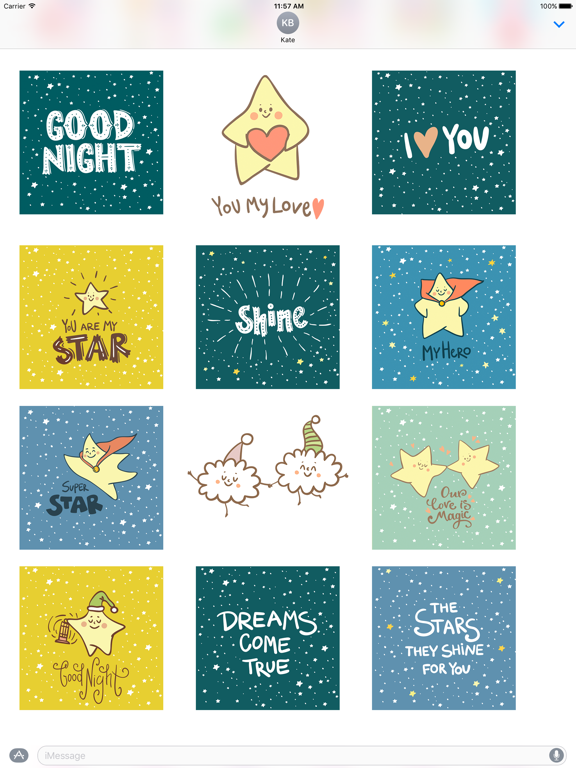 Screenshot #5 pour Cute Star and Cloud Emoji