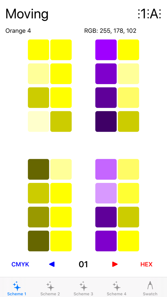#1. Scheme Color (iOS) 由: Roberto Antonio Campusano Acosta
