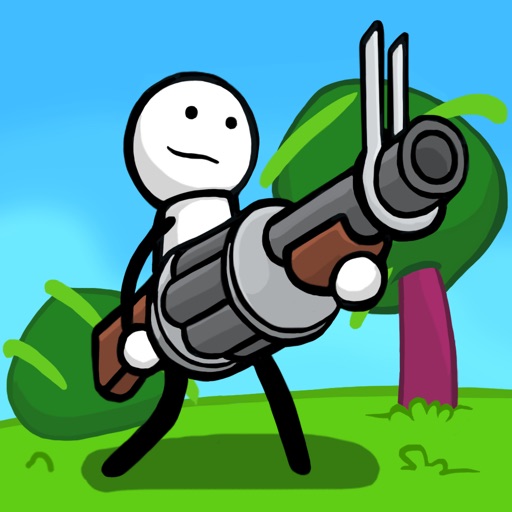 One Gun Stickman offline games iOS App