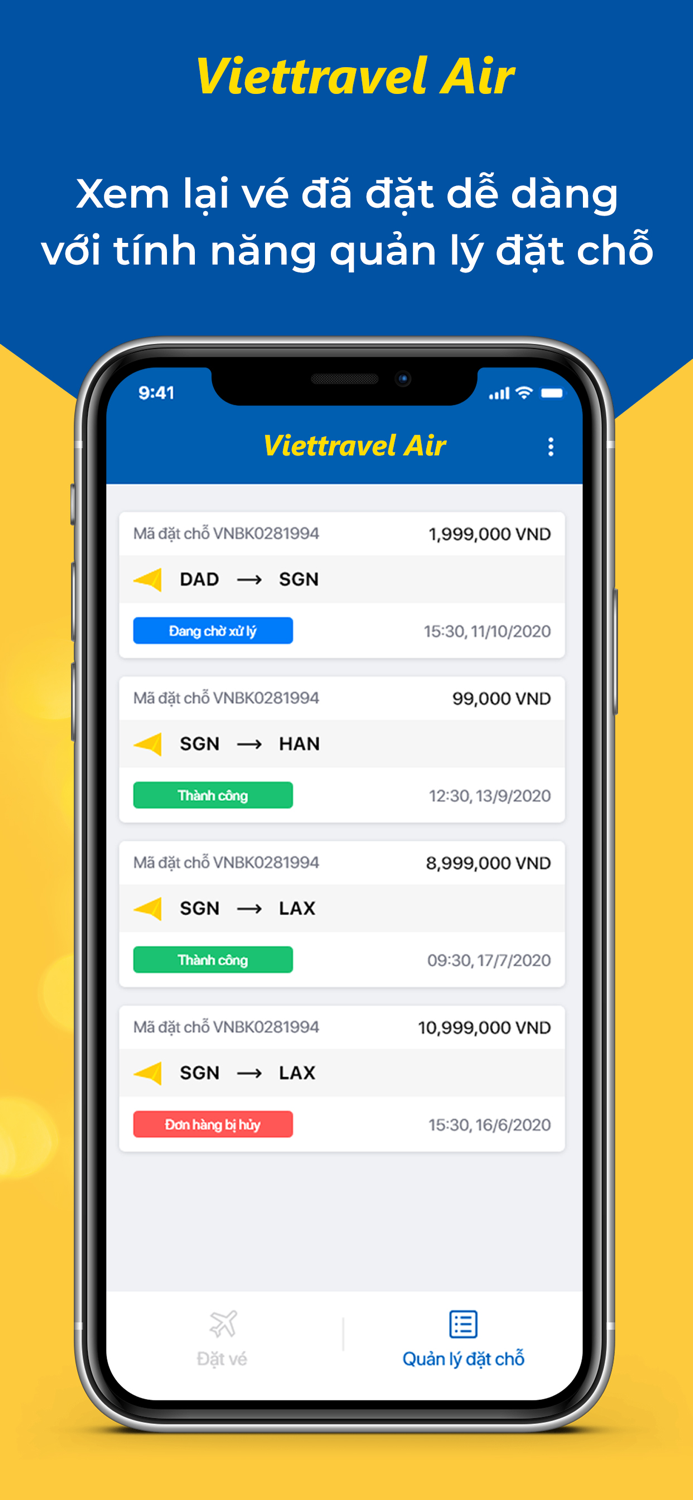 Vé giá rẻ Viettravel Air