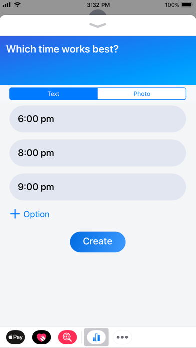 Tally - Polls for iMessage Screenshot